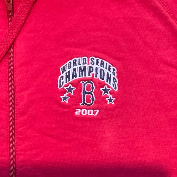 Vintage Boston Red Sox 2007 Women’s Full zip Hooded Sweatshirt, Size Medium - Picture 5 of 6
